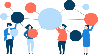 Connect and learn illustration